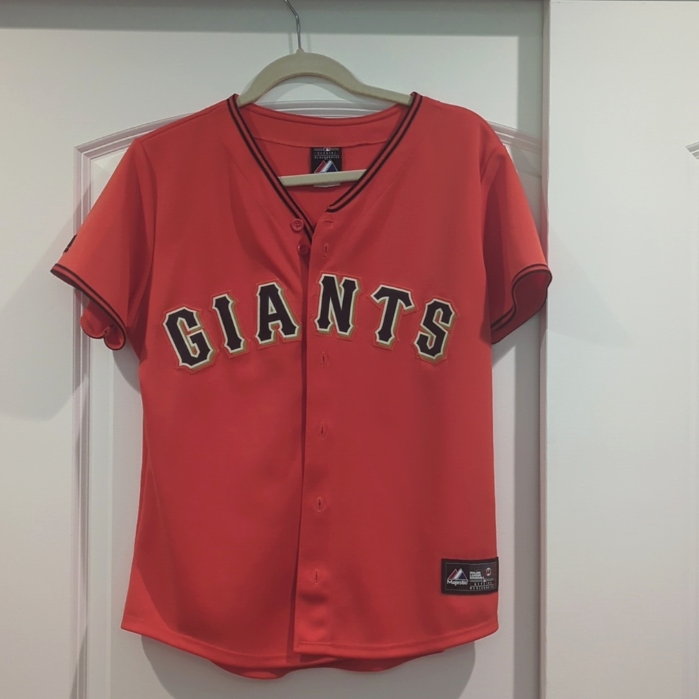 San Francisco Giants woman's official jersey Majestic size Large
